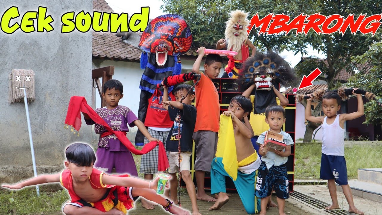 SERU!! main barongan pakai sound sistem ditdim