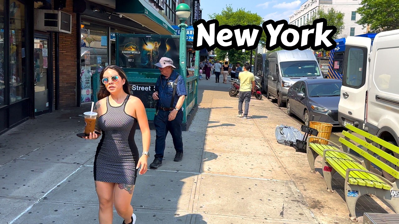 Astoria Queens Walking Tour - New York Street Virtual Walk 4k
