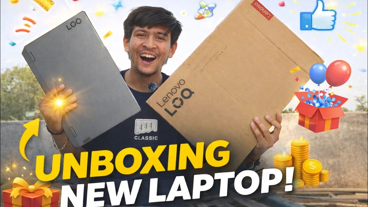 Unboxing My Brand New Lenovo LOQ Laptop 😍 | Budget Beast or Not? 💻🔥 | Vlog 17