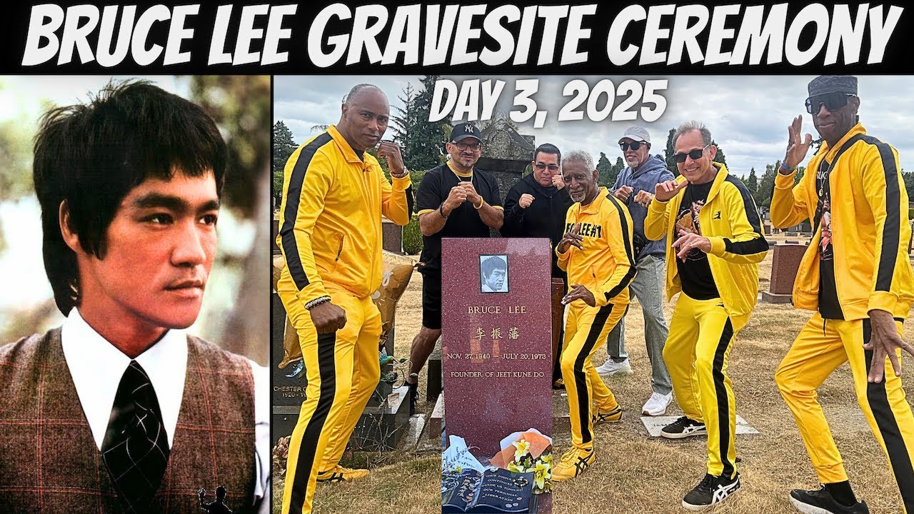 BRUCE LEE Gravesite Ceremony and Bruce Lee Award Presentation | Day 3 Bruce Lee site tour!