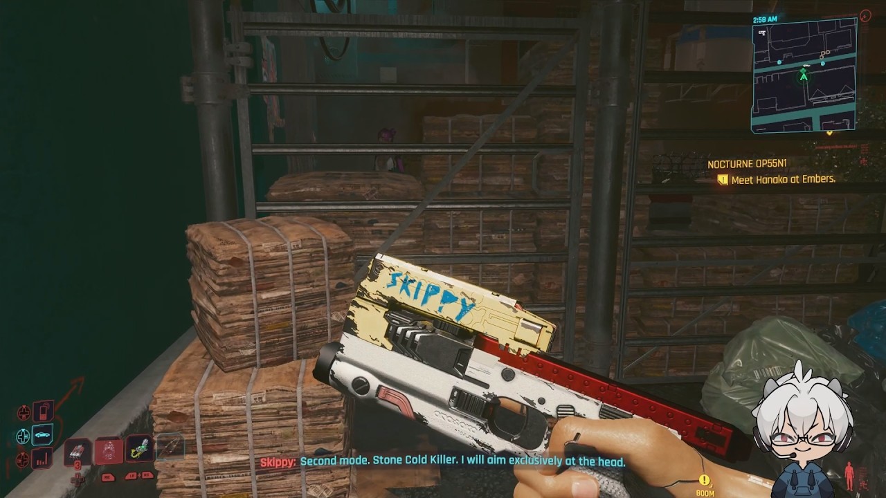 I found a weird talking gun! | Cyberpunk 2077