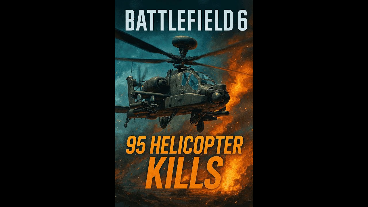 95 Helicopter Kills in Battlefield 6 –  Air Dominance #foryou #battlefield6 #twitch #gaming #bf6
