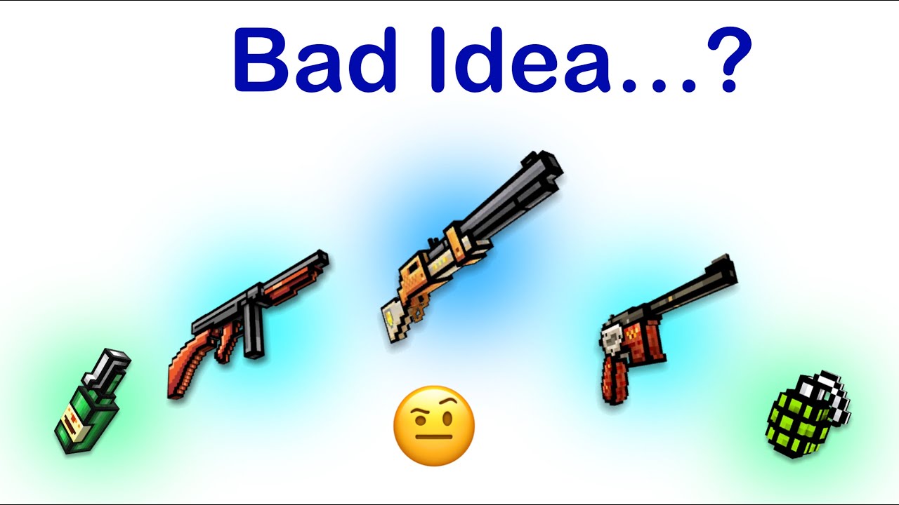 Pixel Gun but only rare Weapons 💀