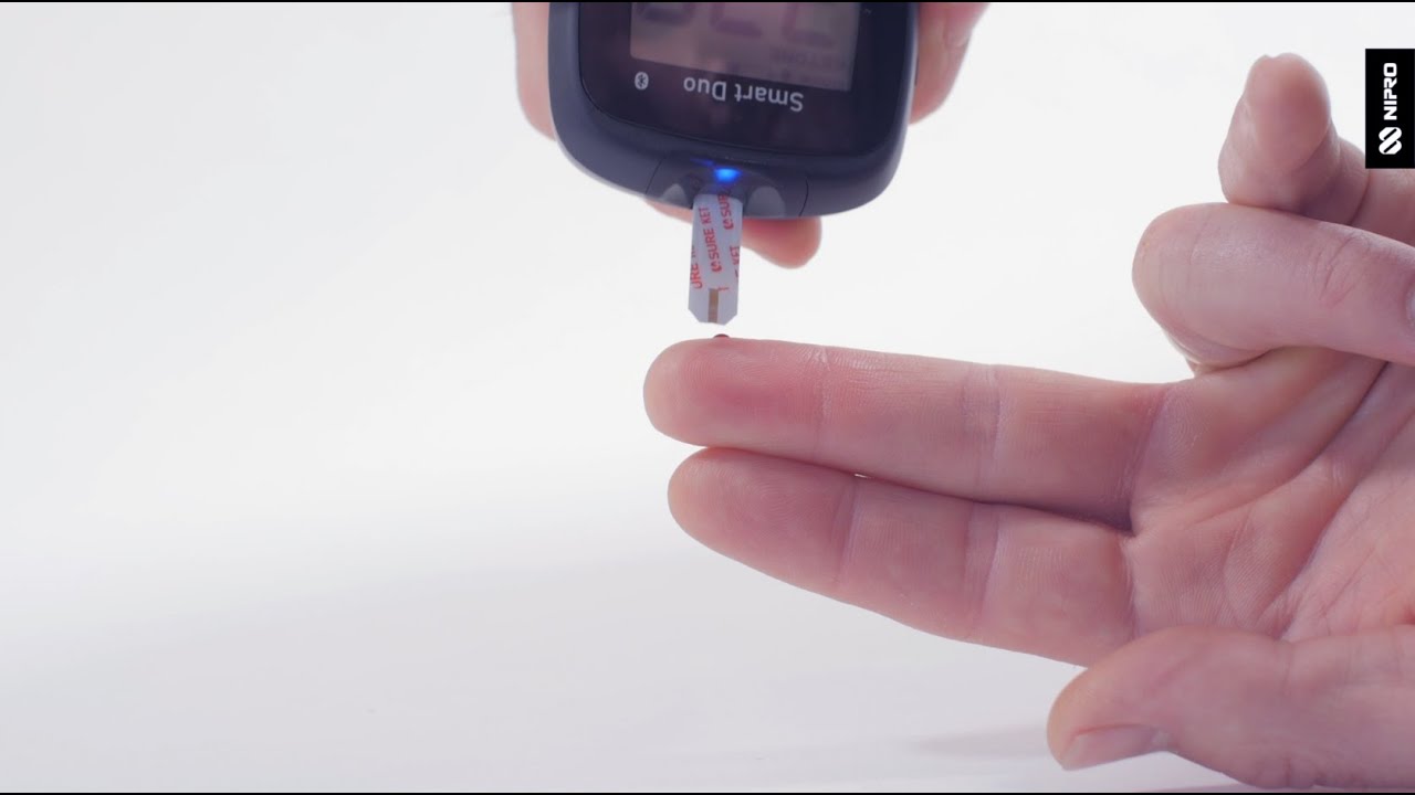 Как провести тест на кетоны с помощью глюкометра Nipro 4SURE Smart Duo