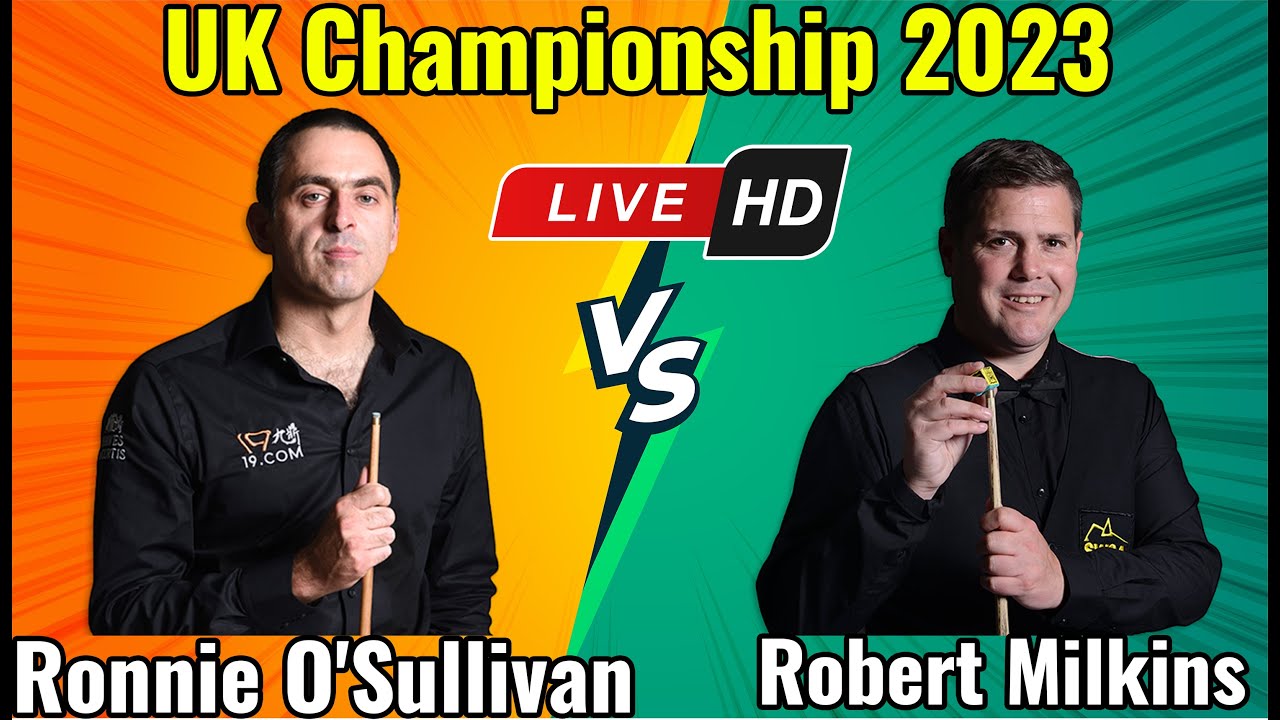 Ronnie O'Sullivan vs Robert Milkins UK Championship 2023 Round 2 Live Match HD