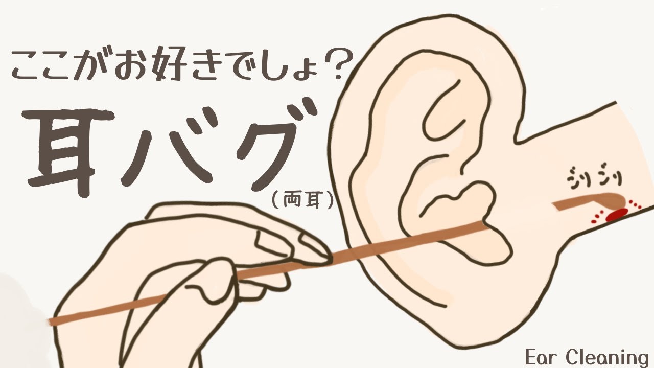 【ASMR】ここがお好きでしょ？耳バグ（両耳） Ear Cleaning 【No Talking】