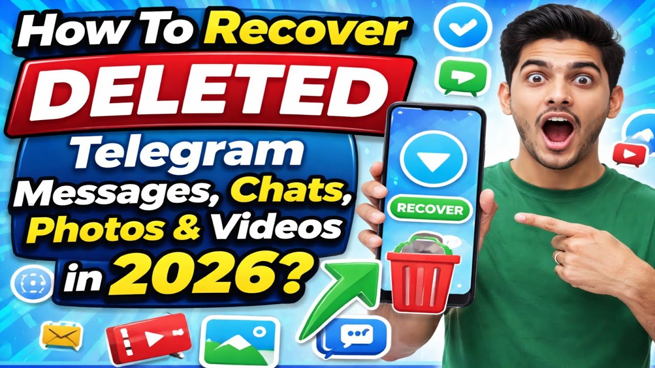 How To Recover Deleted Telegram Messages, Chats, Photos & Videos in 2026 | Telegram Data Recovery Gu