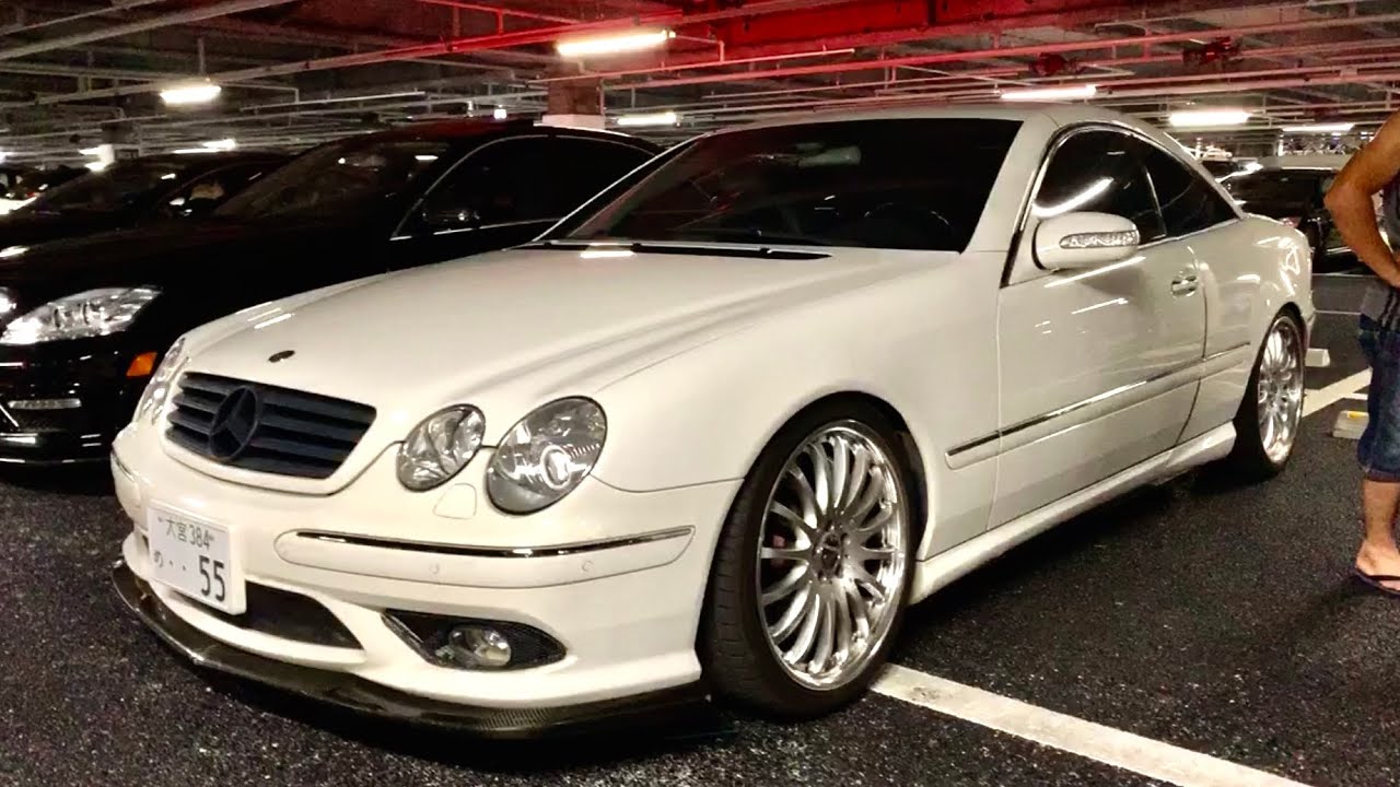 【モンスタークーペ‼️CL55 AMG V8 5.5コンプレッサーが来た✨】ABC改車高調 カールソン1/16RS  ワンオフマフラー 【WOW太田MT 2019.8.12】