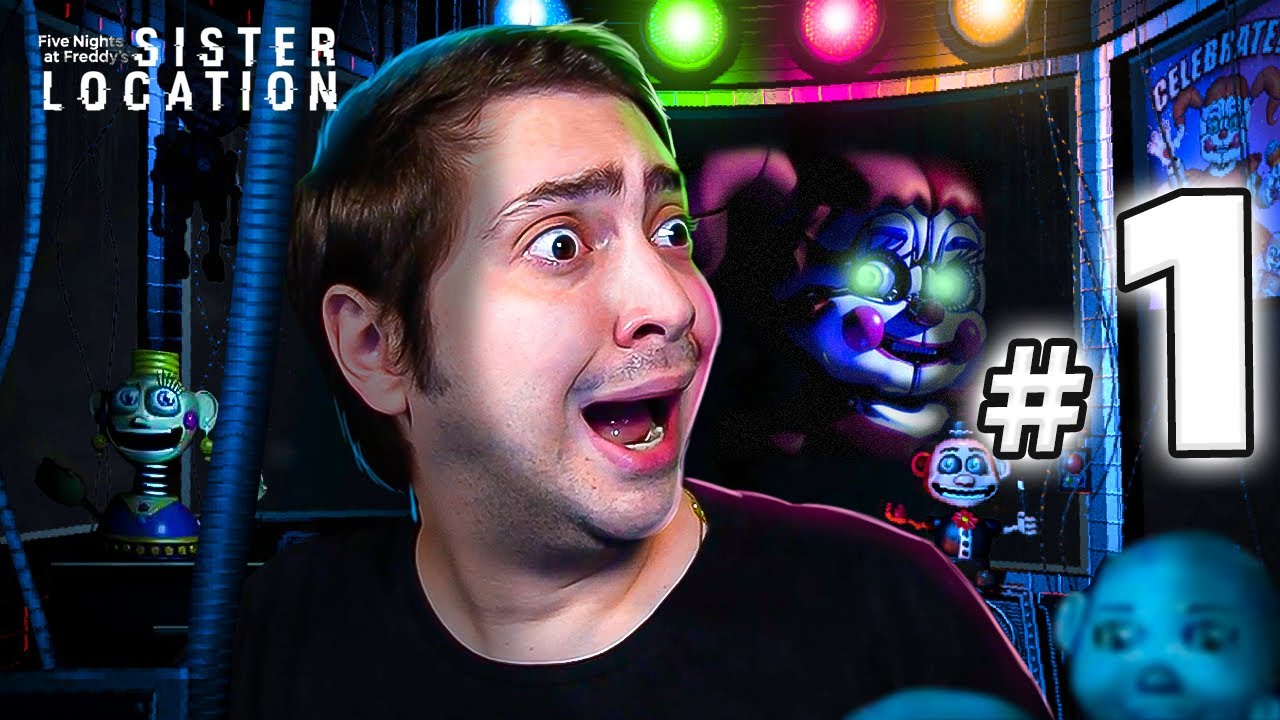 alanzoka jogando Five Nights at Freddy's Sister Location - #1