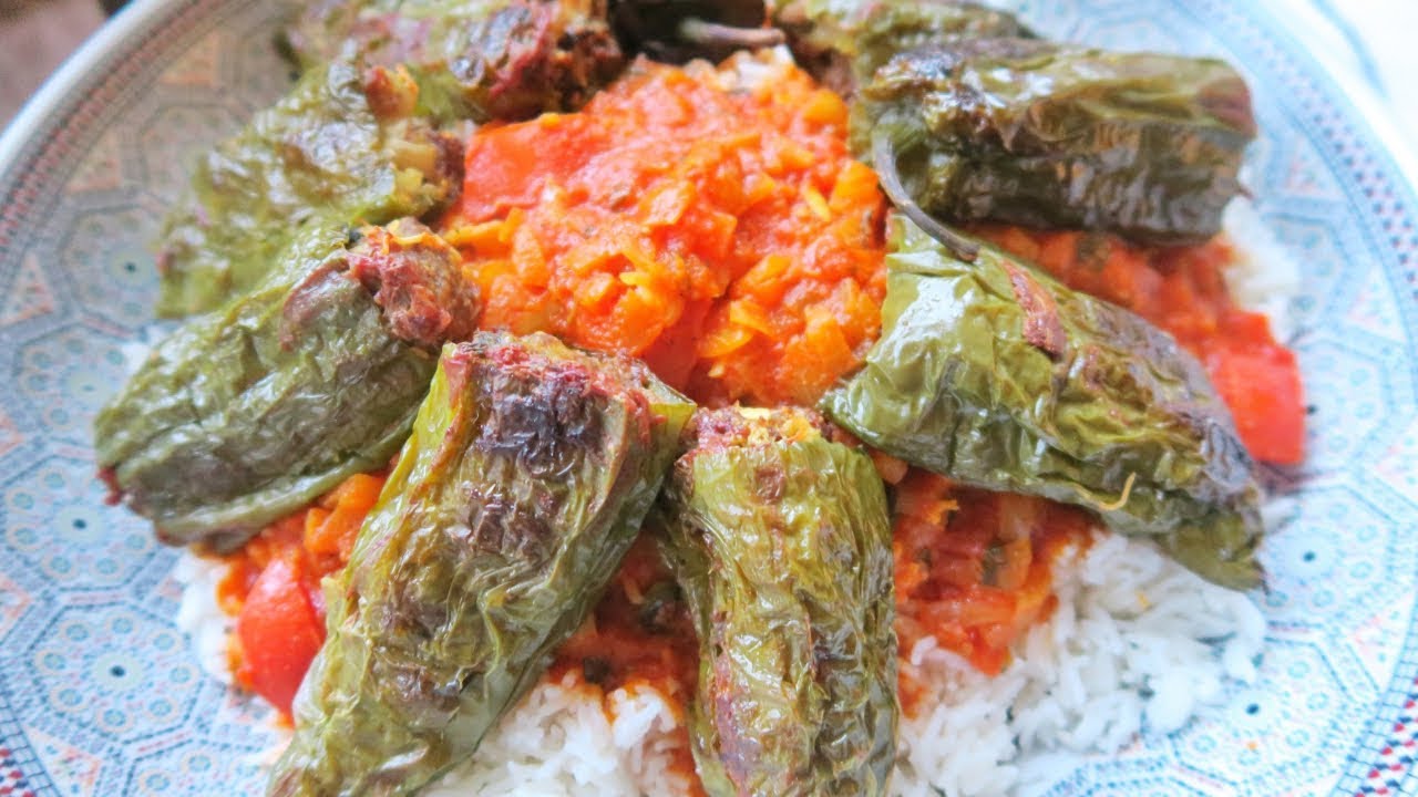 RECETTE : POIVRONS FARCIS &Agrave; LA TUNISIENNE 🇹🇳 #RAMADAN'UP