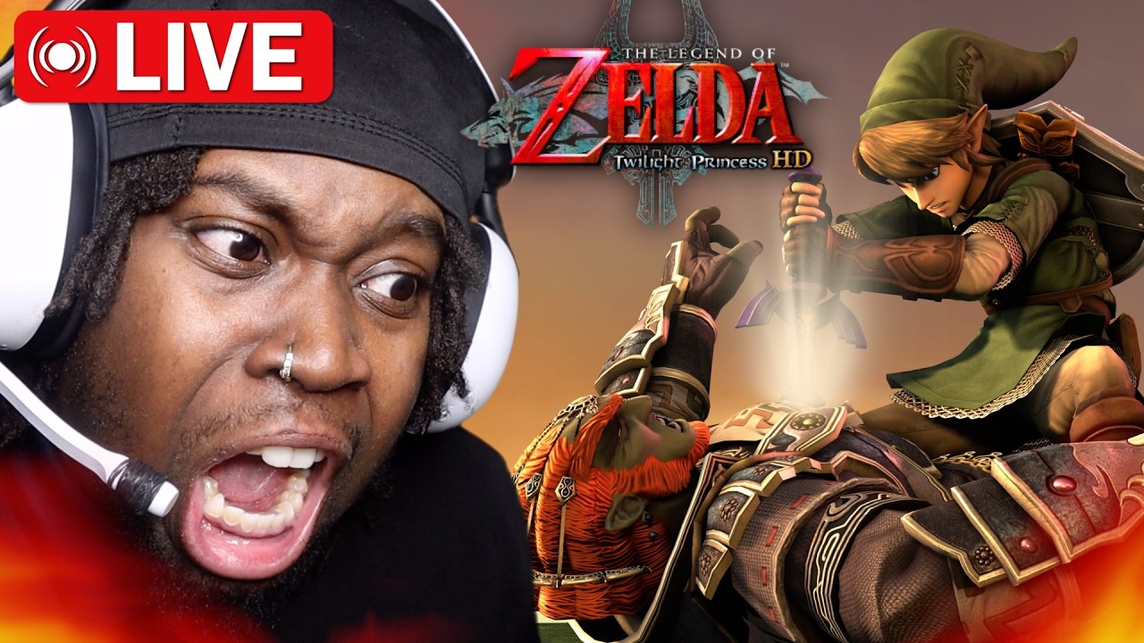 🔴[LIVE] BEATING ZELDA TWLIGHT PRINCESS in ONE STREAM.. (2/2)
