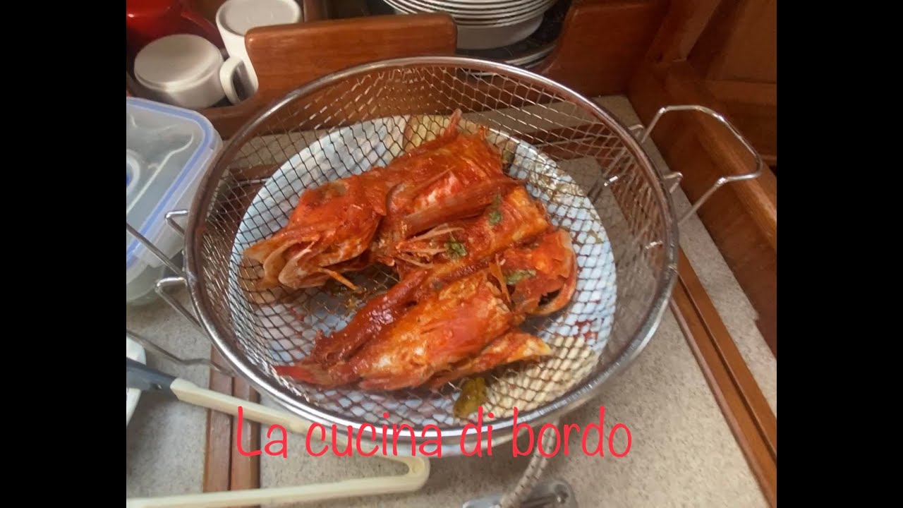 La cucina a bordo di Calypso