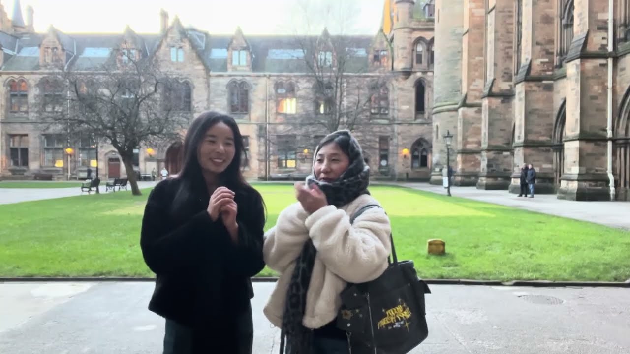 University of Glasgow | My First Visit & Campus Vlog/ Scotland🏴󠁧󠁢󠁳󠁣󠁴󠁿
