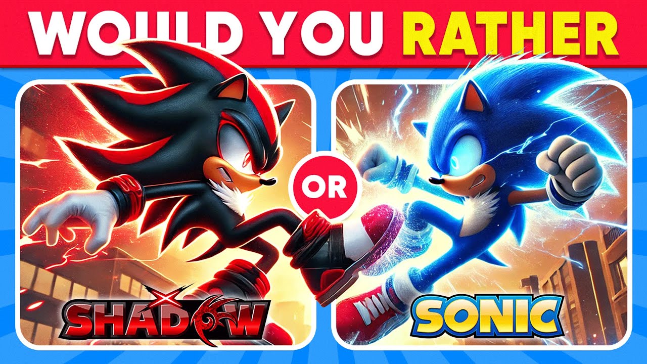 Would You Rather...? Sonic The Hedgehog 3 Edition 🦔🔵⚡️ Daily Quiz