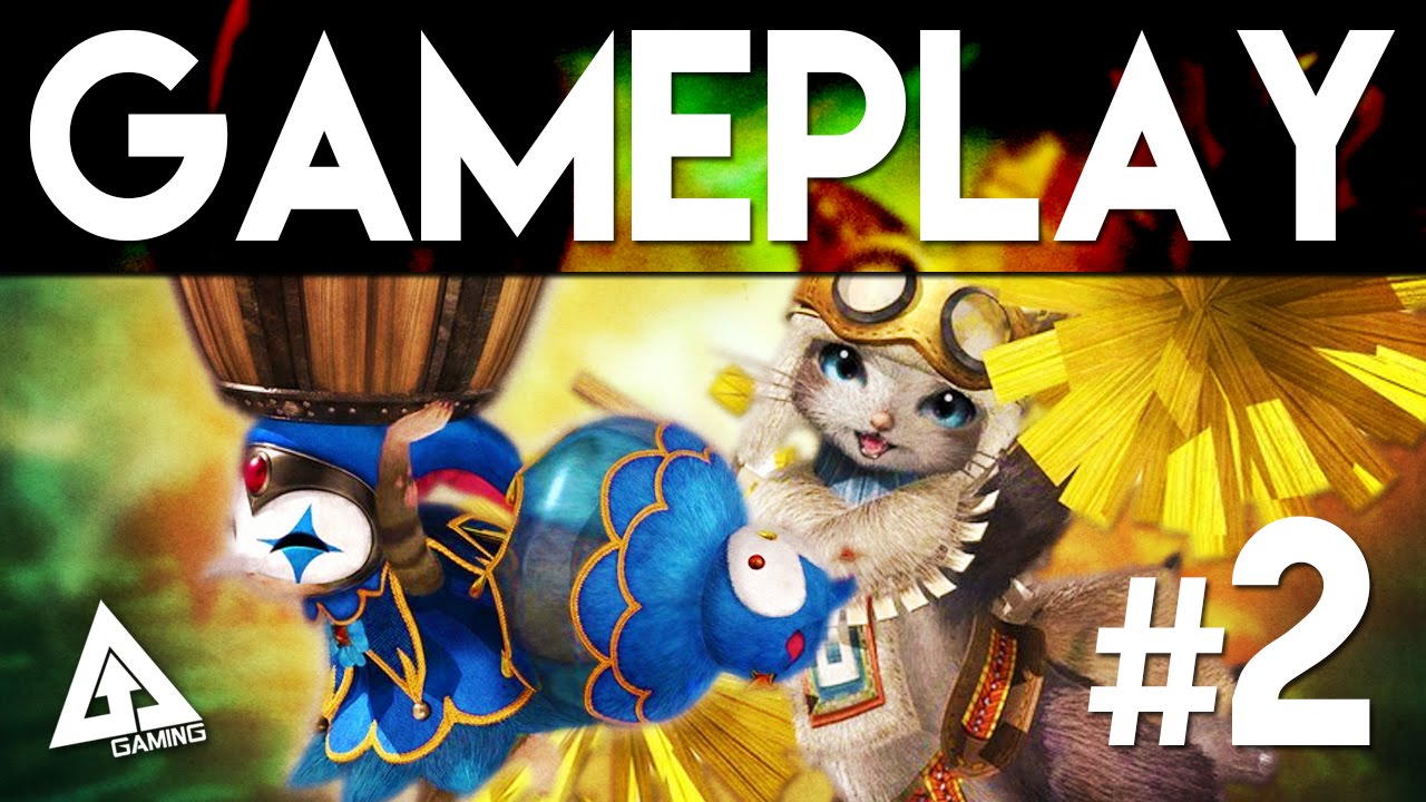 Monster Hunter X Nyanta Gameplay Part 2 - Fighting Great Maccau