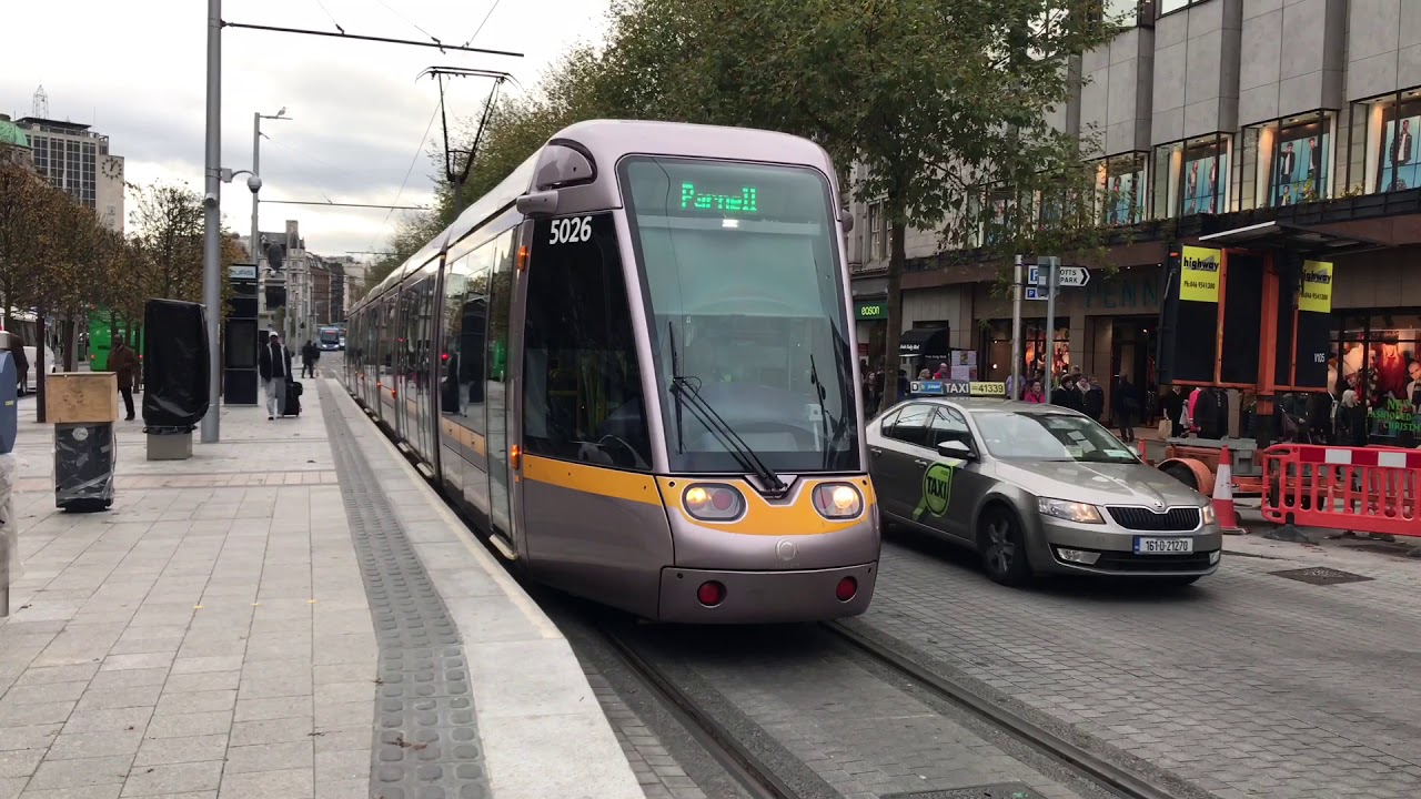 Scenes from LUAS Dublin - November 2017