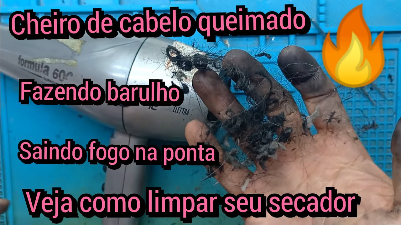 Como abrir e fazer limpeza no secador de cabelo .. serve pra vários modelos,  barulho estranho 🙄