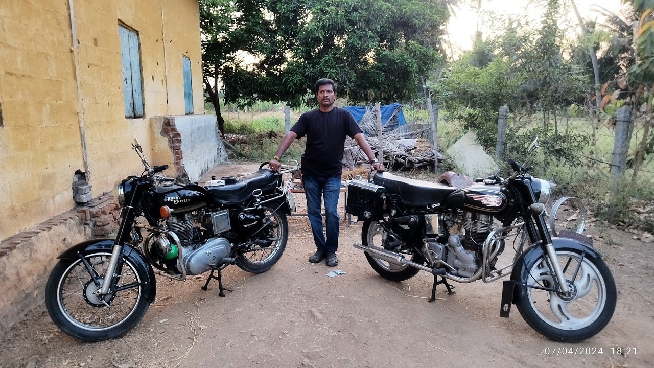 VINTAGE BULLET FAMILY 🔥🔥|| தமிழ்|| G2,B1,CI ENGINE BULLET PART 1|| #automobile #cd100 #bullet #tamil