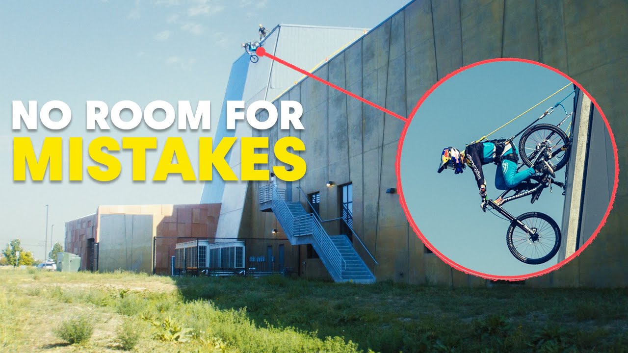 Jumping Bikes Off A 4 Story Building