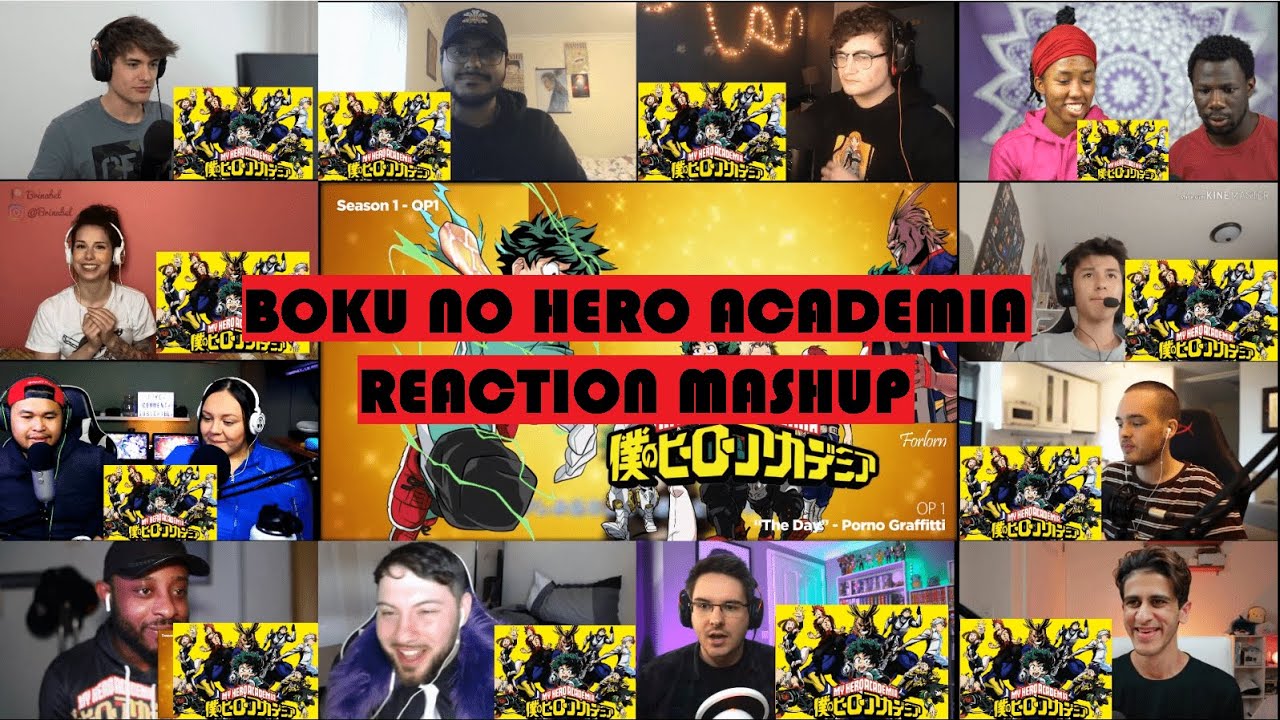 My Hero Academia All Openings 僕のヒーローアカデミア  (1 - 7) | Reaction Mashup