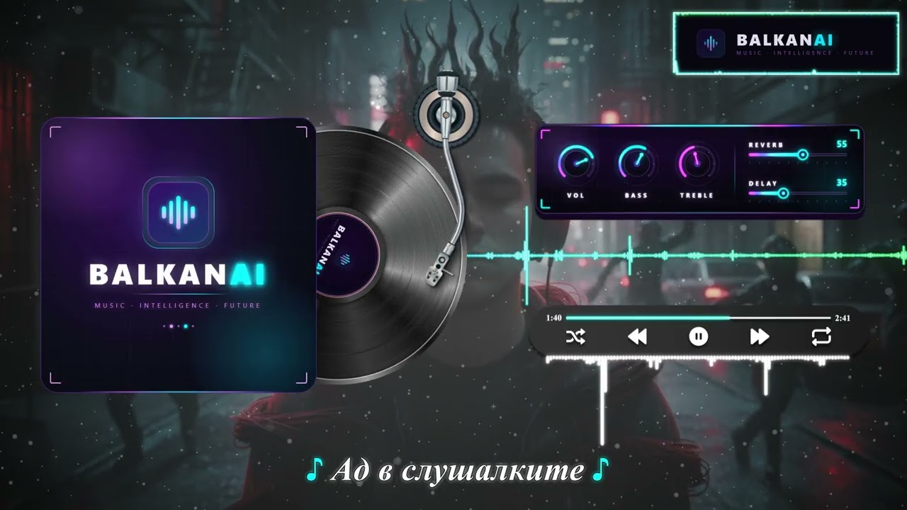 BalkanAI – Ад в слушалките (Official Visualiser)