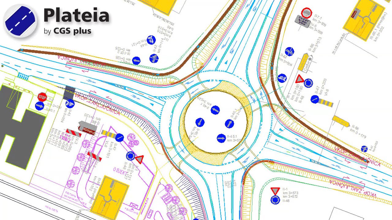 Plateia - kompleksowa aplikacja do projektowania dr&oacute;g