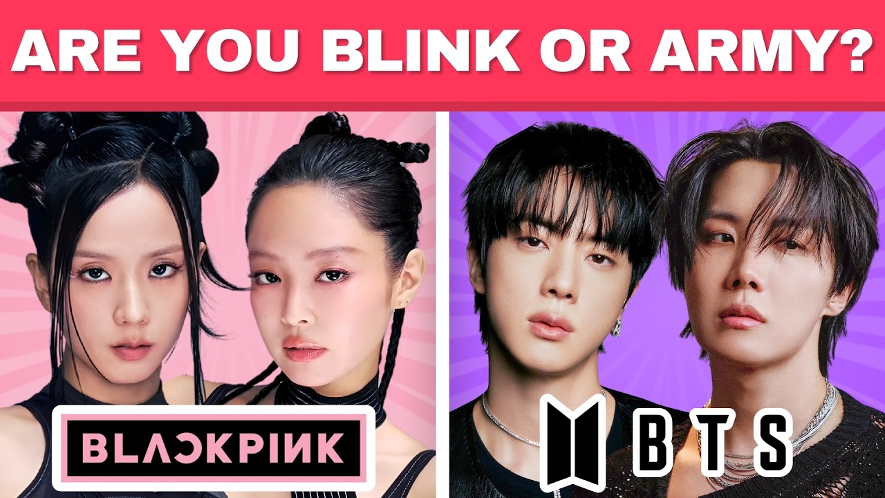 BLACKPINK ПРОТИВ BTS 🩷💜 | ВЫ БЛИНК ИЛИ АРМИ? | ВИКТОРИНА ПО K-POP 2026