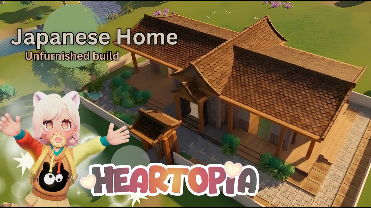 Heartopia | Building a Japanese-Style House 🍵🏡 (Unfurnished)