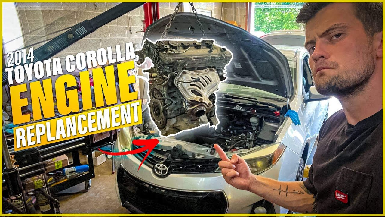 2014 Toyota Corolla S Engine Fastest Replacement/2009-2019 Toyota Engine Removal