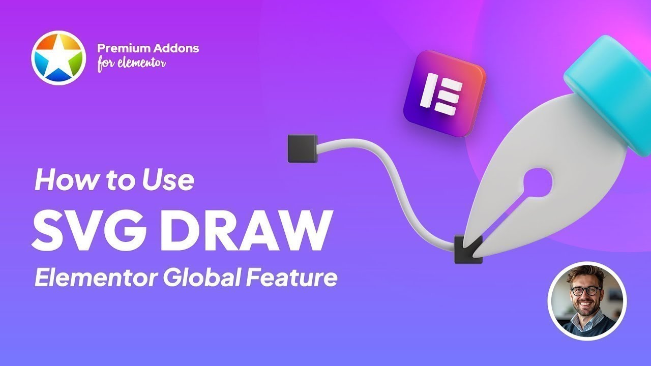 How to use Elementor SVG Draw Global Addon from Premium Addons