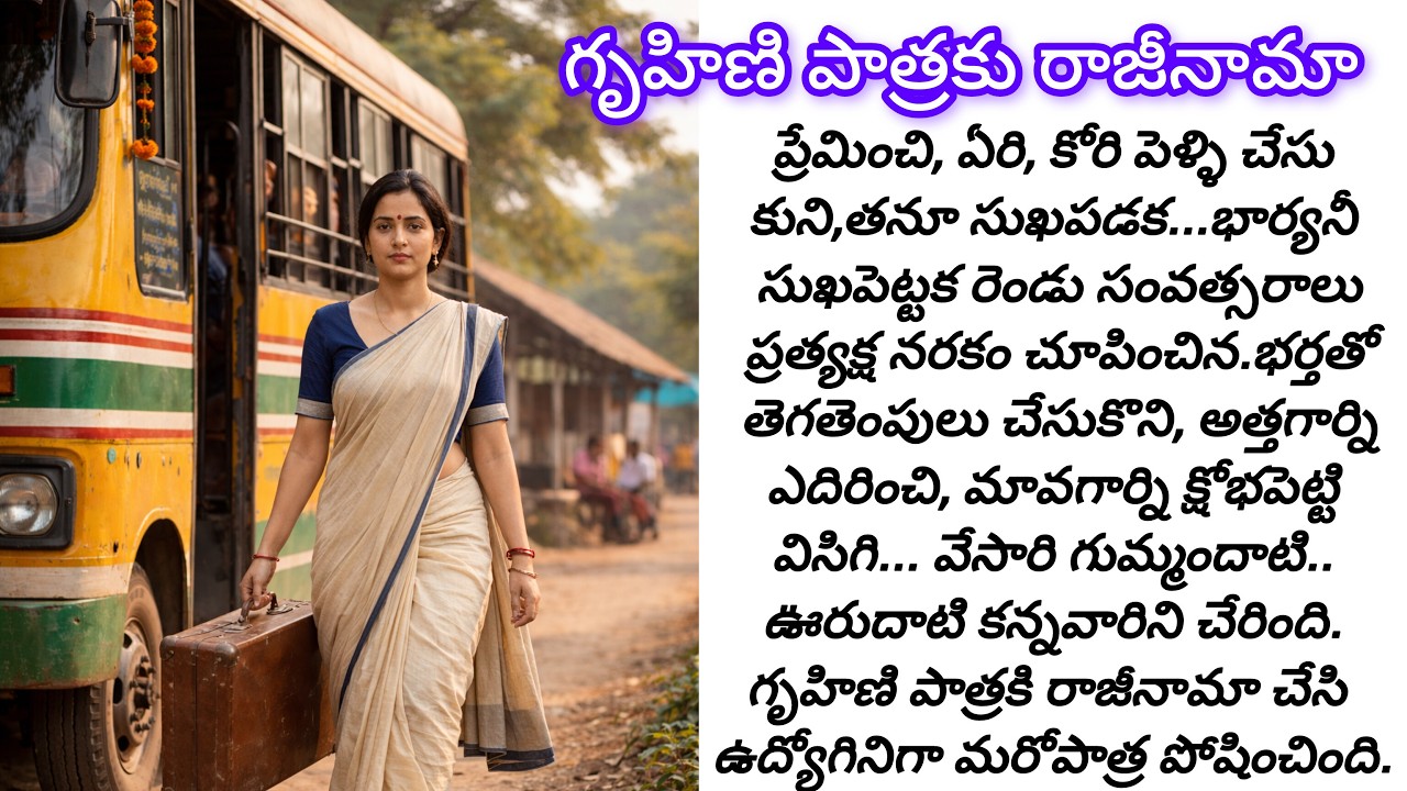 ప్రేమించి పెళ్ళిచేసుకుని తనతల్లికి ఓ పనిమనిషిని తనకోవేశ్యని మాత్రమే తెచ్చుకున్నారు/telugu audiobooks