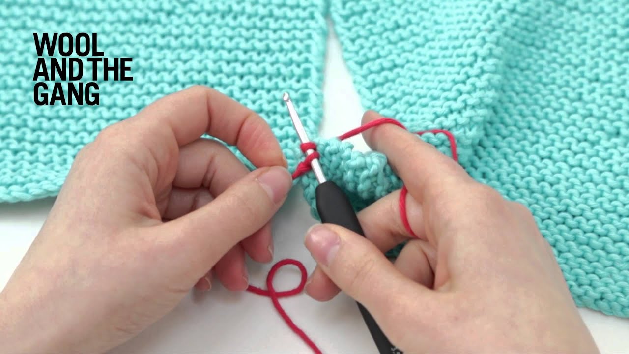 How to Knit: Crochet Seam
