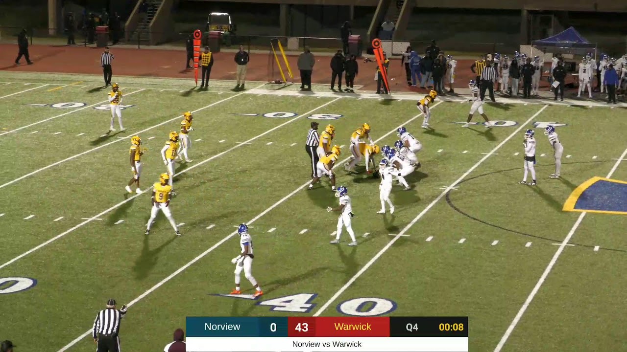 Warwick vs Norview High School Football