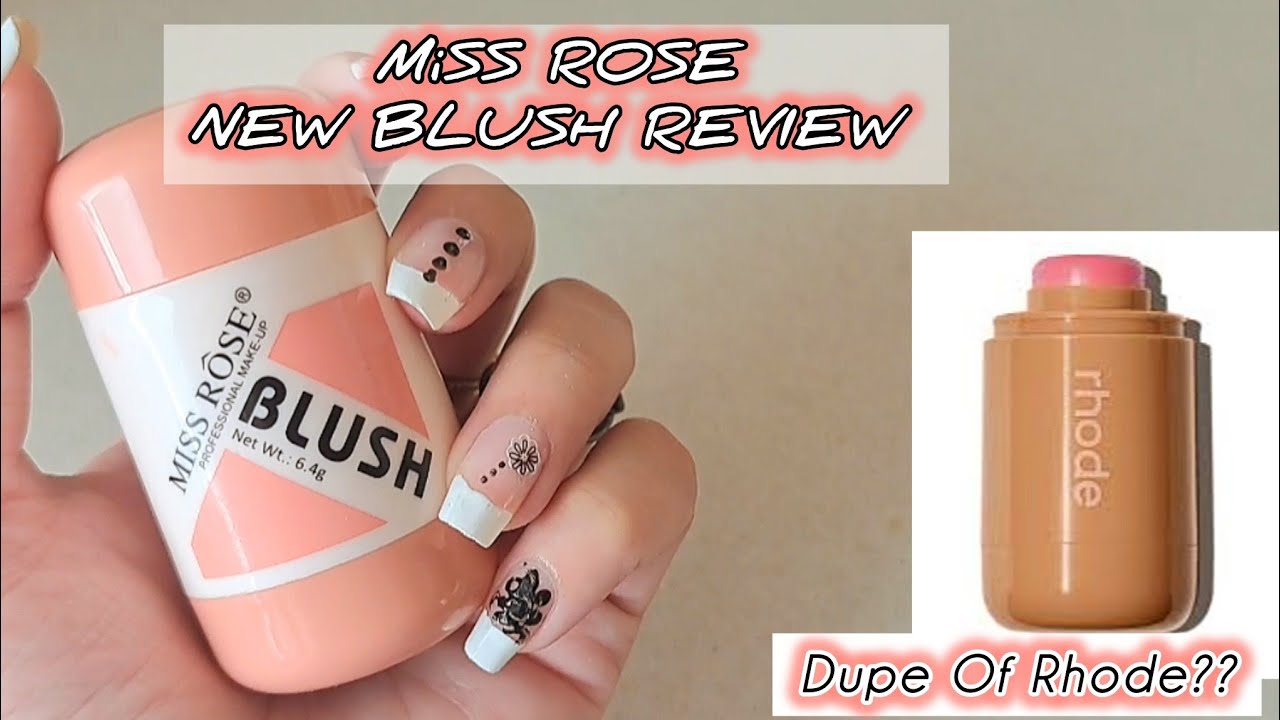Miss Rose Cream Blush Review -  DUPE of Rhode Blush? 🤔 #makeup #blush #missrose