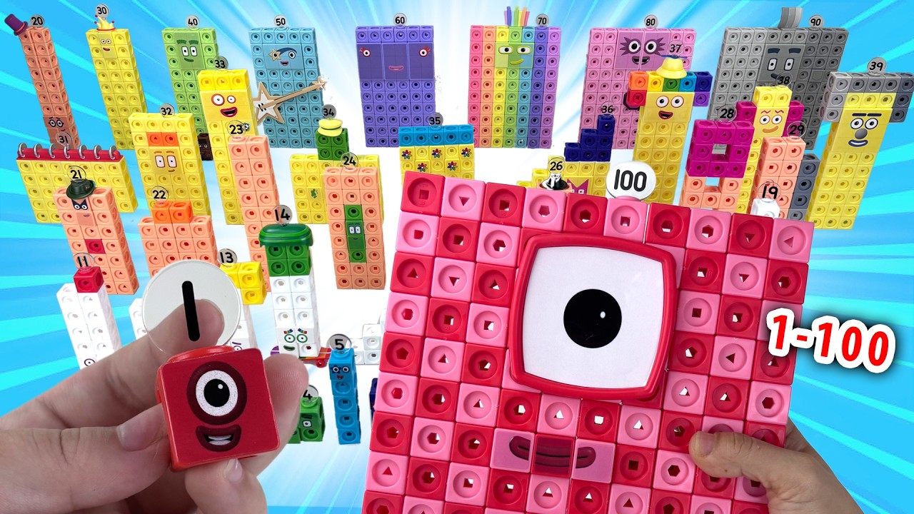 Oficjalna kompilacja klock&oacute;w Mathlink Numberblocks (0&ndash;100)