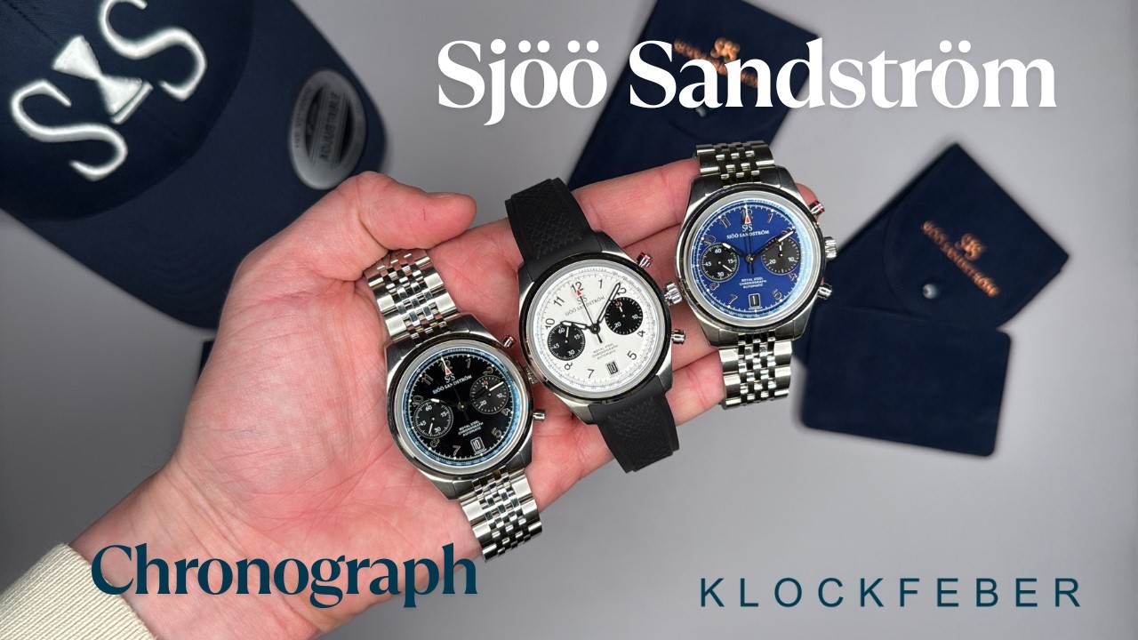 Hands-On 🤲 with the New Sjöö Sandström Royal Steel Chronograph 🕰️ – A Swedish Masterpiece 🇸🇪