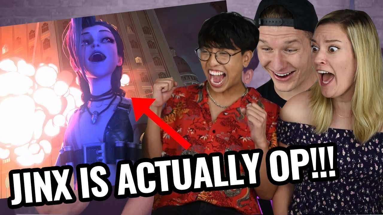 League of Legends Newbies React to Get Jinxed | Jinx Music Video - League of Legends Cinematic
