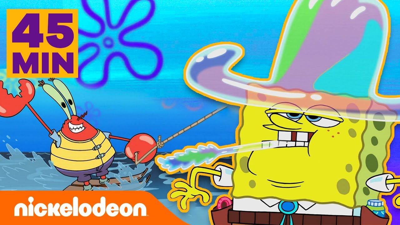 SpongeBob Schwammkopf | 45 MINUTEN mit SpongeBobs verrücktesten Urlauben | Nickelodeon Deutschland