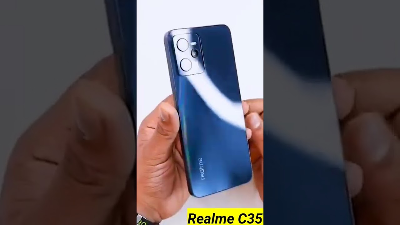 Realme C35 black colour unboxing #shorts