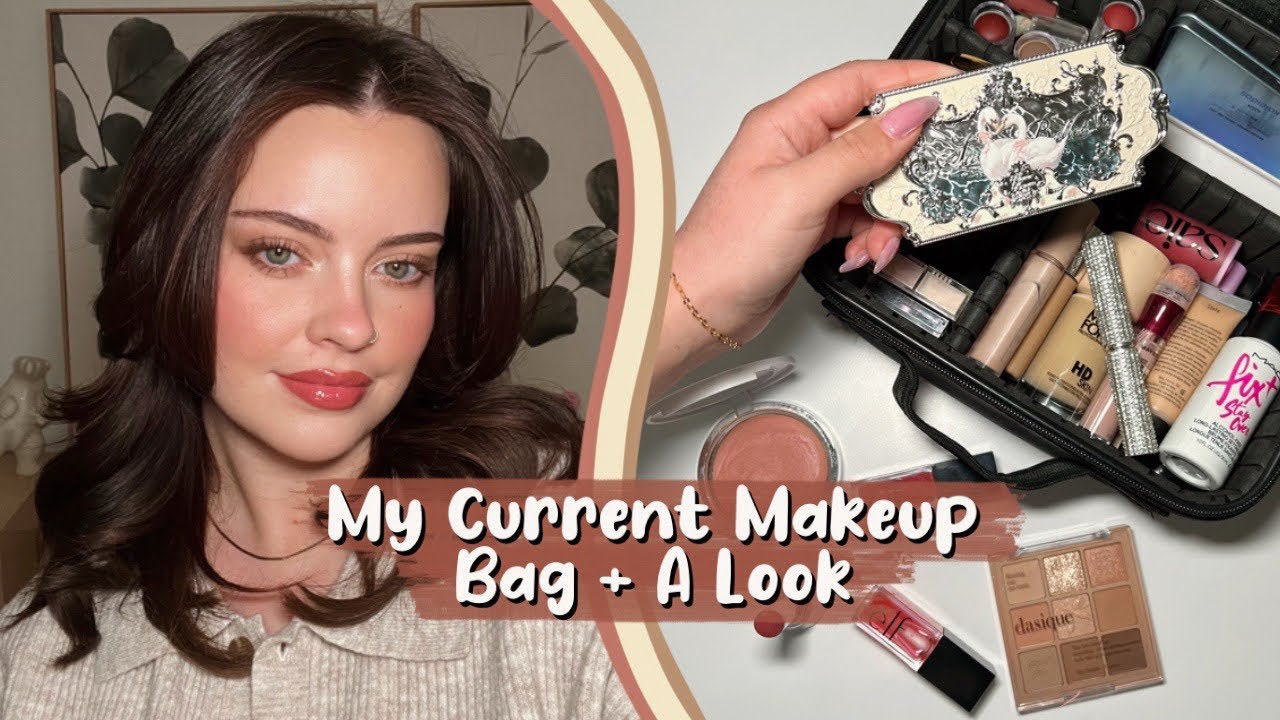 My Everyday Makeup Bag + Look ❤️ | Julia Adams