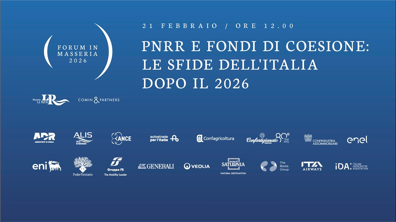PNRR e fondi di coesione: le sfide dell'Italia dopo il 2026