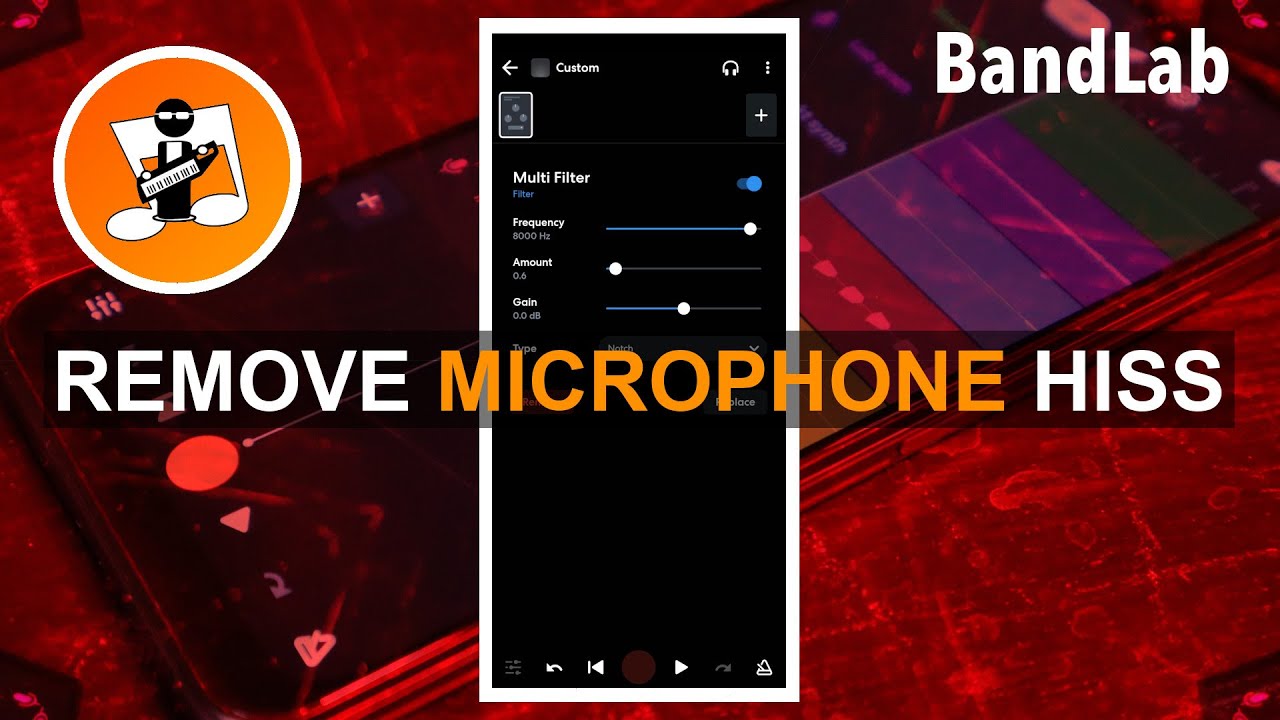 Bandlab. Как убрать шипение микрофона из вокальных треков