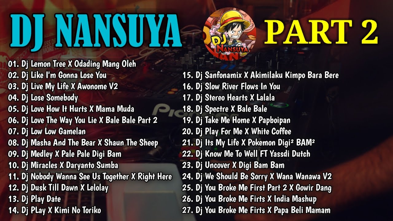 Dj Nansuya Full Album, Lemon Tree, Like I Gonnna Lose You, Dj Tiktok Viral Terbaru 2021 - PART 2