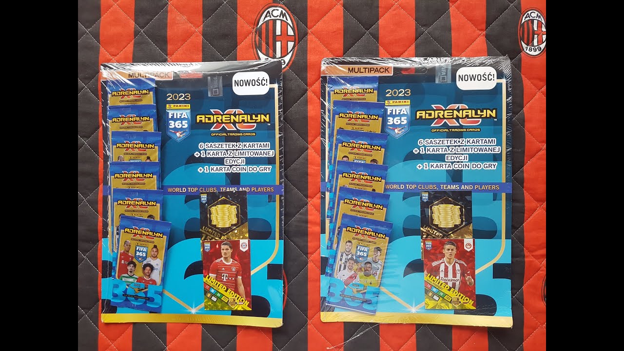 PANINI FIFA 365 2023 - UNBOXING MULTIPACKÓW - POJEDYNEK LIMITEK - WPADŁO KILKA BARDZO RZADKICH KART!