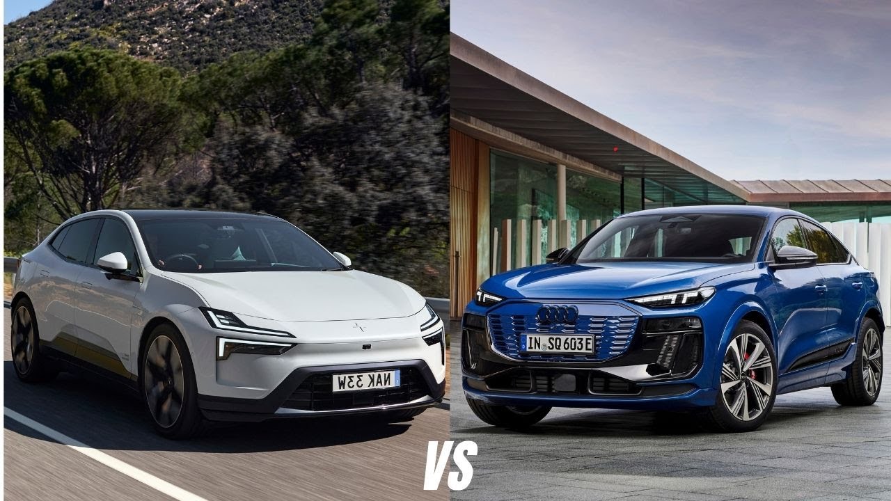 Audi Q6 Sportback e-tron 2025 года против Polestar 4: решающее противостояние электрических внедо...