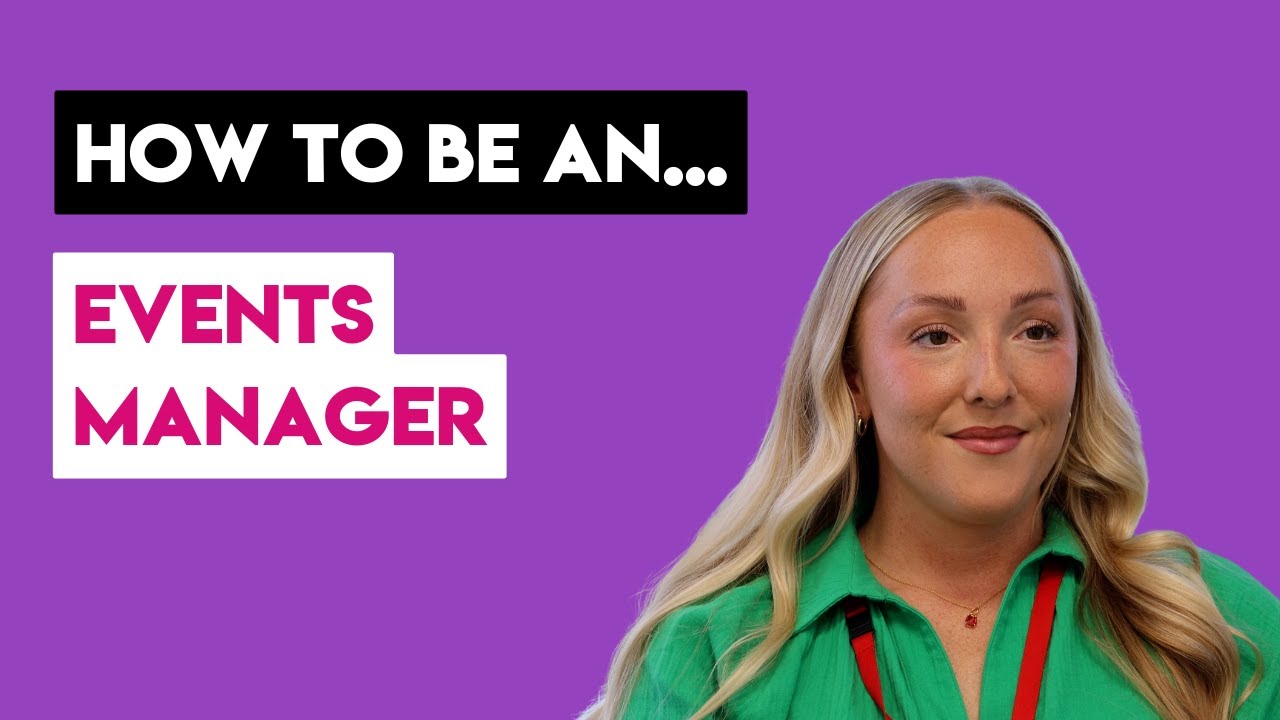 How to be an Events Manager