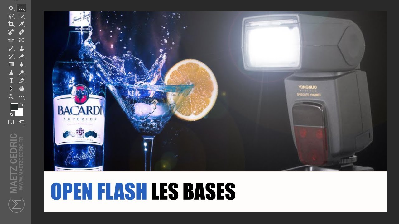 COURS PHOTO :OPEN FLASH photographie à haute vitesse 🔥