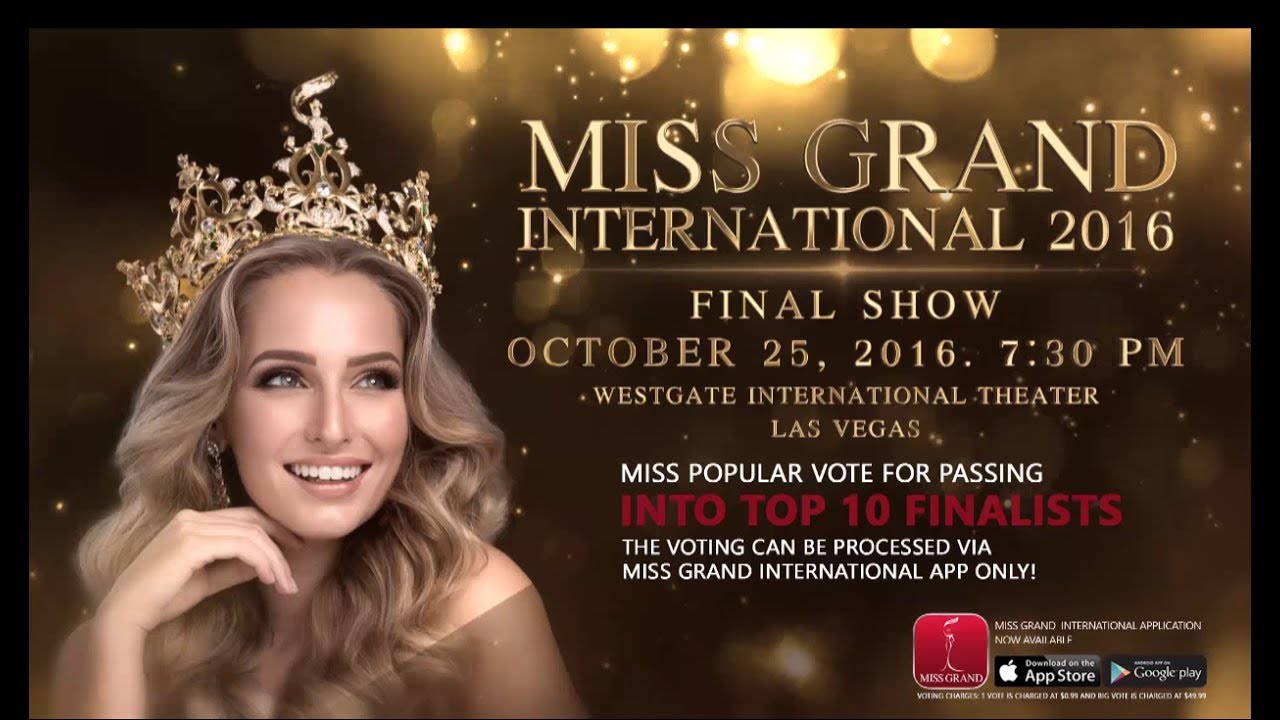 Miss Grand International 2016 - Final Show in Las Vegas USA