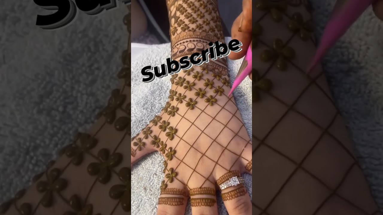 back hand bridal mehndi design ll Dulhan mehndi designs ll heena mehndi ll subscribe and like
