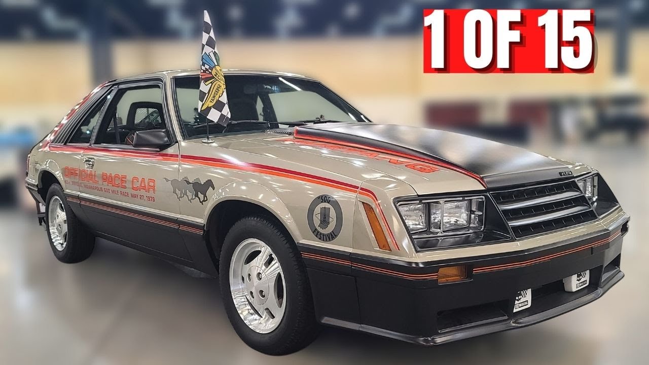 Rare Festival Edition 1979 Indy 500 FoxBody Mustang Pace Car